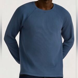 Organic Basics Waffle Raglan Long Sleeve, Size Medium, Regular Price $55.00 USD